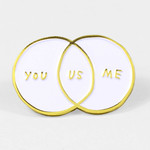 Adam JK You-Me-Us Enamel Pin