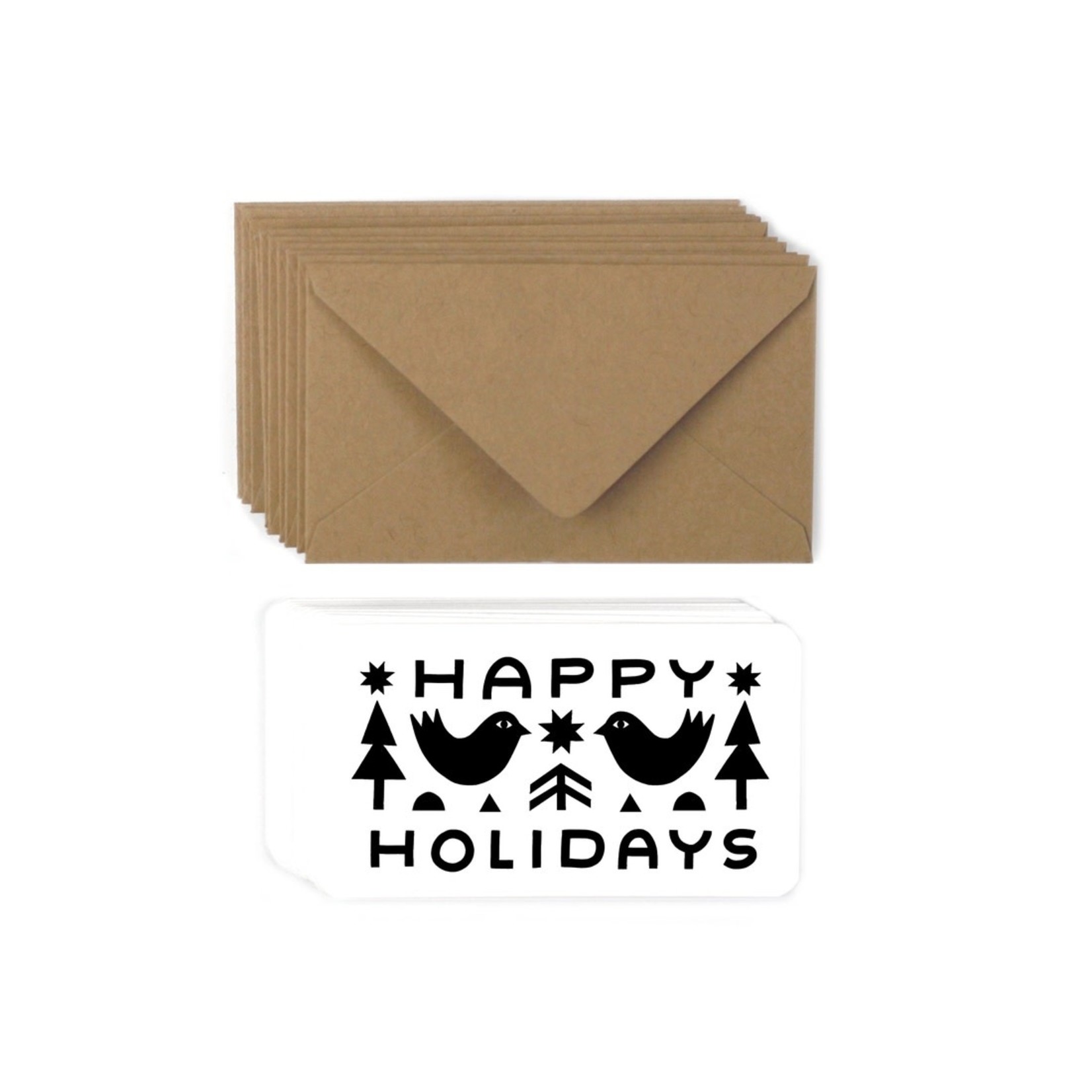 Worthwhile Paper Happy Holidays Mini Note Set