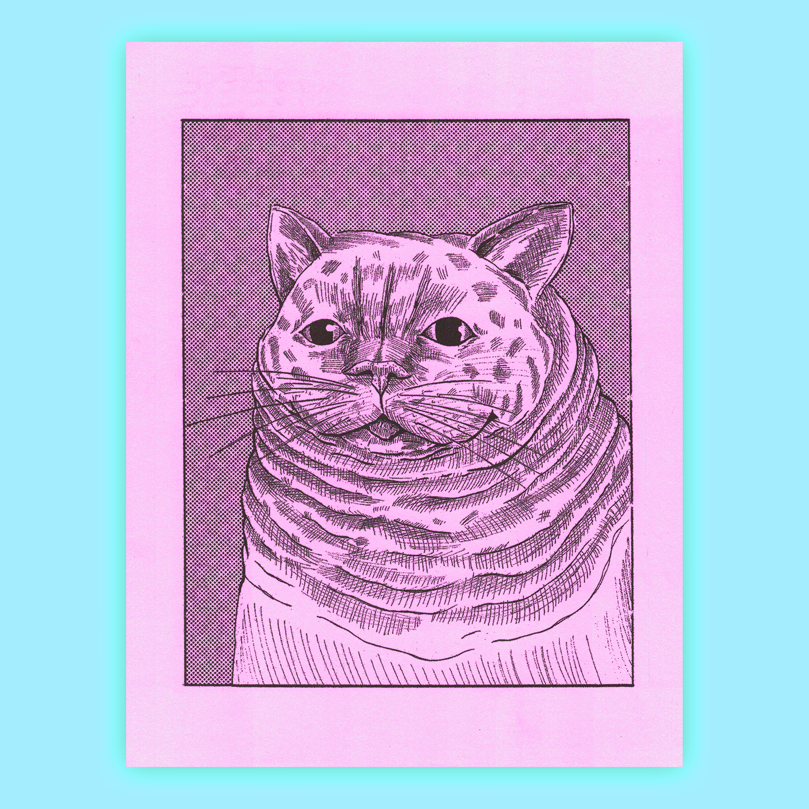 Pretty Good Co. Fat Cat Print