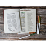 Lines & Colors Designs Habit Tracker Bullet Journal & Planner Sticker Sheet