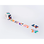The Completist Memphis Brush Stamp Washi Tape