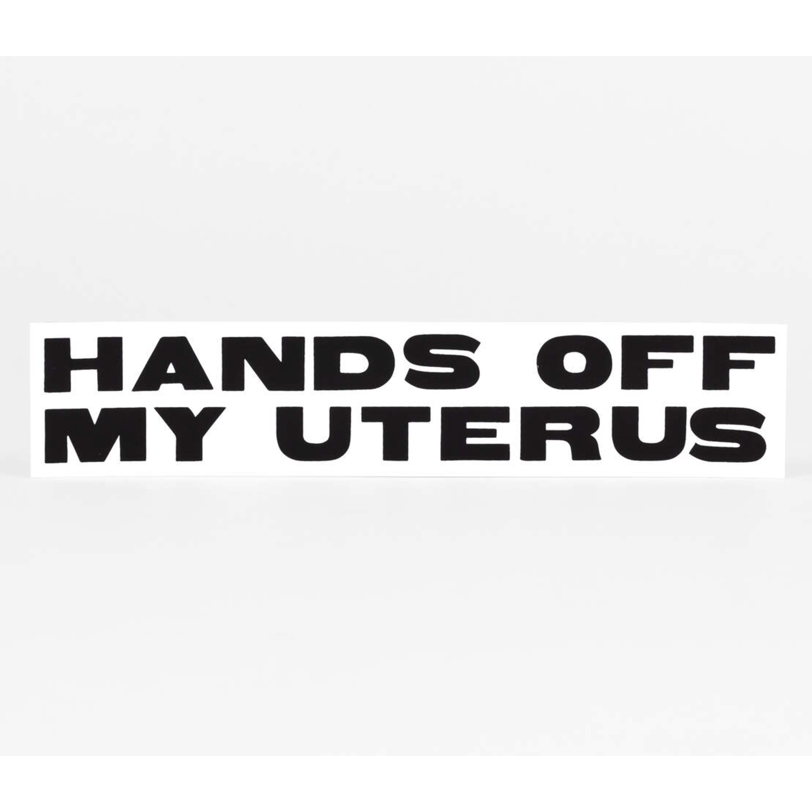Nicole Lavelle Hands Off My Uterus Sticker