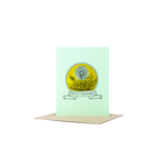 Triple Threat Press Best Wishes Greeting Card