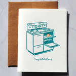 Stack Creative Bun in the Oven Baby Greeting Card
