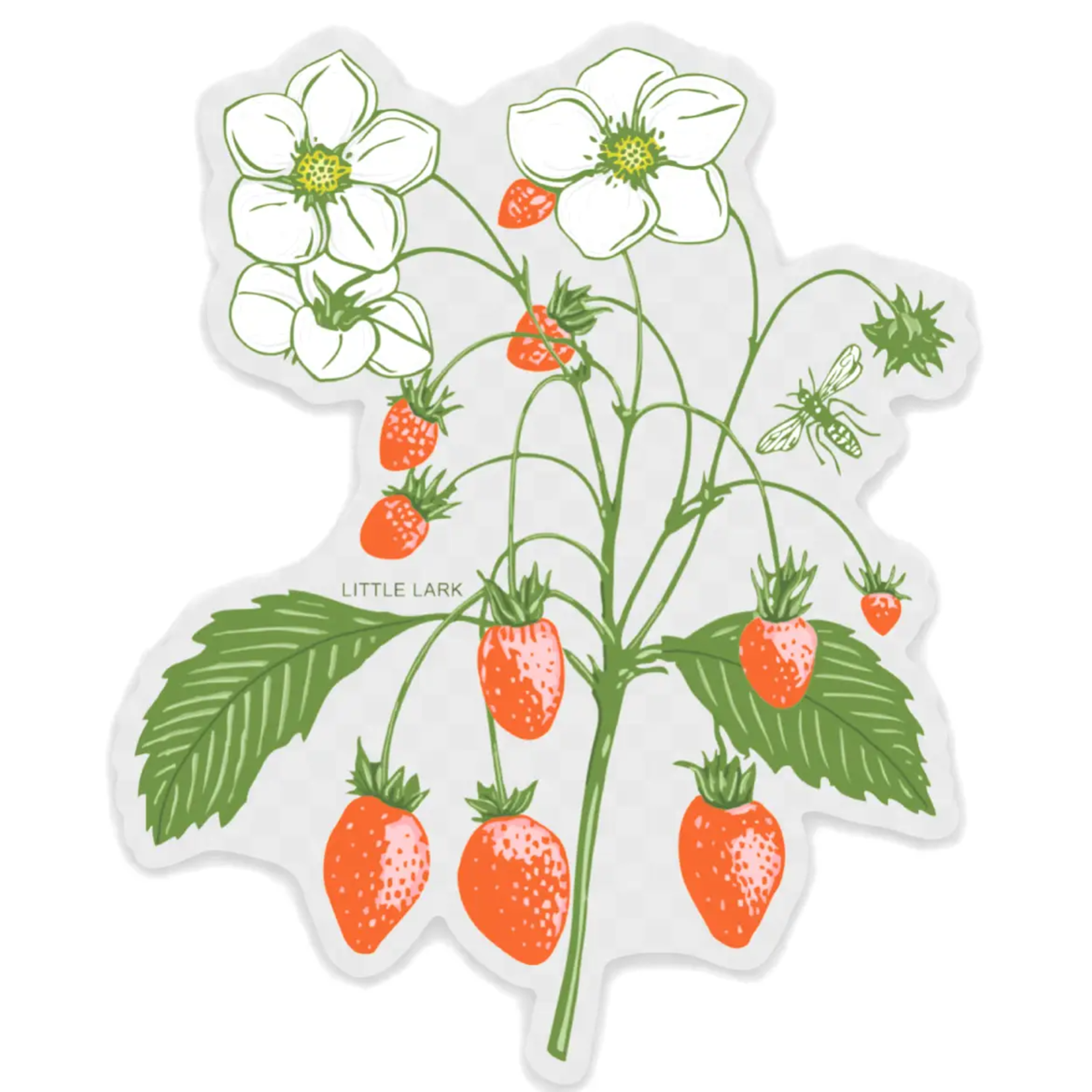 Little Lark Strawberry Stickers