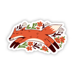 Big Moods Fox Floral Sticker