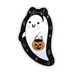 Big Moods Ghost Kitty Sticker