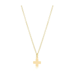 enewton 16" Gold Necklace Cross Charm