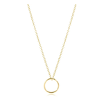 enewton 16" Gold Necklace Halo Charm