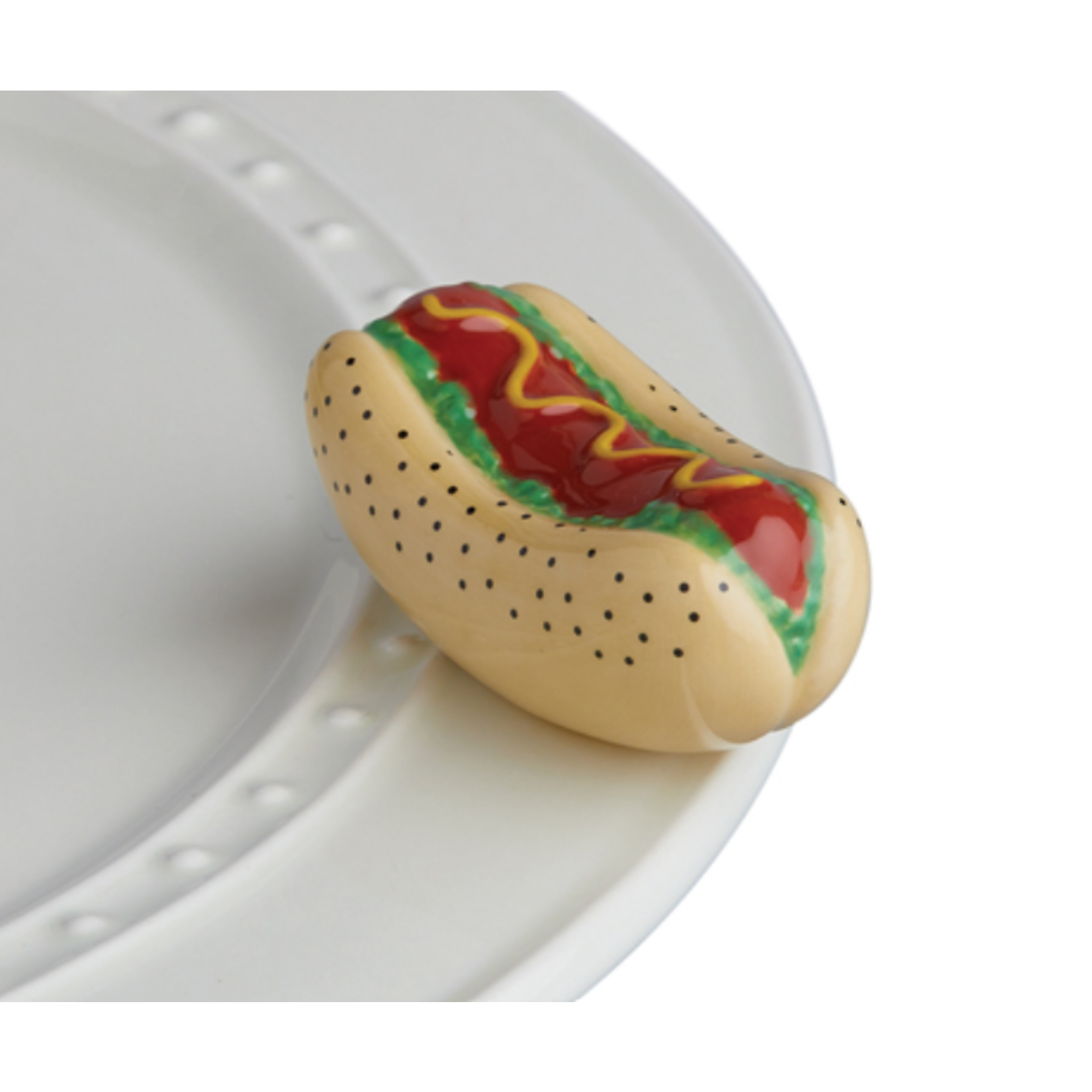 Nora Fleming Chicago Dog Hot Dog Mini