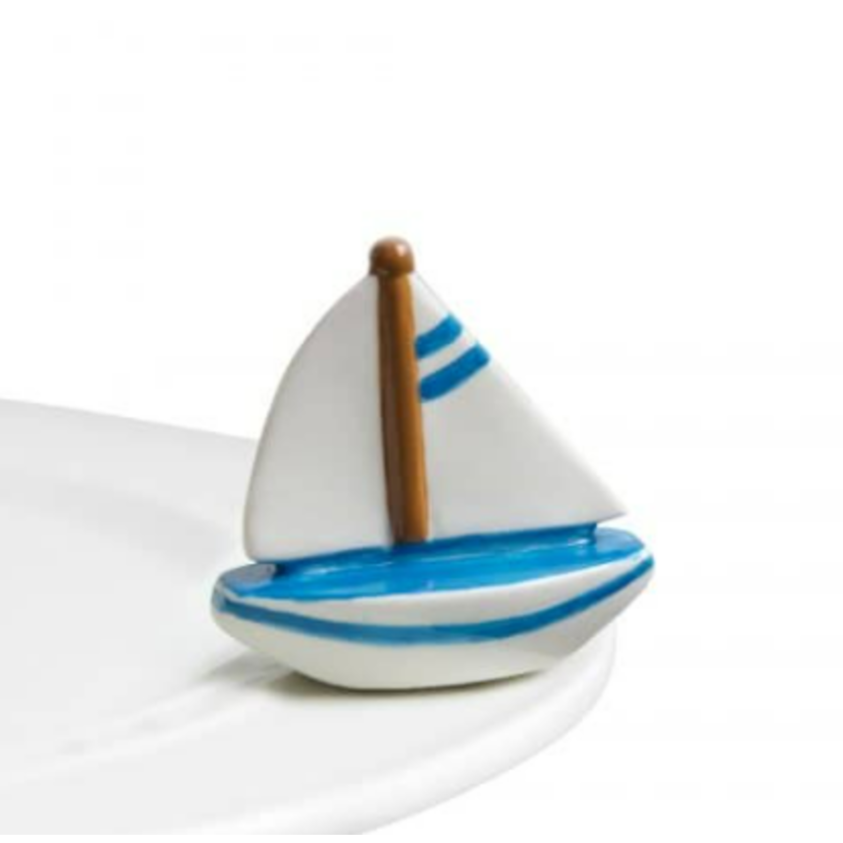 Nora Fleming Sail Me Away Sail Boat Mini