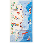 Down The Shore Beach Towel