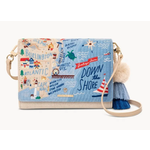 Down The Shore Embroidered Convertible Crossbody