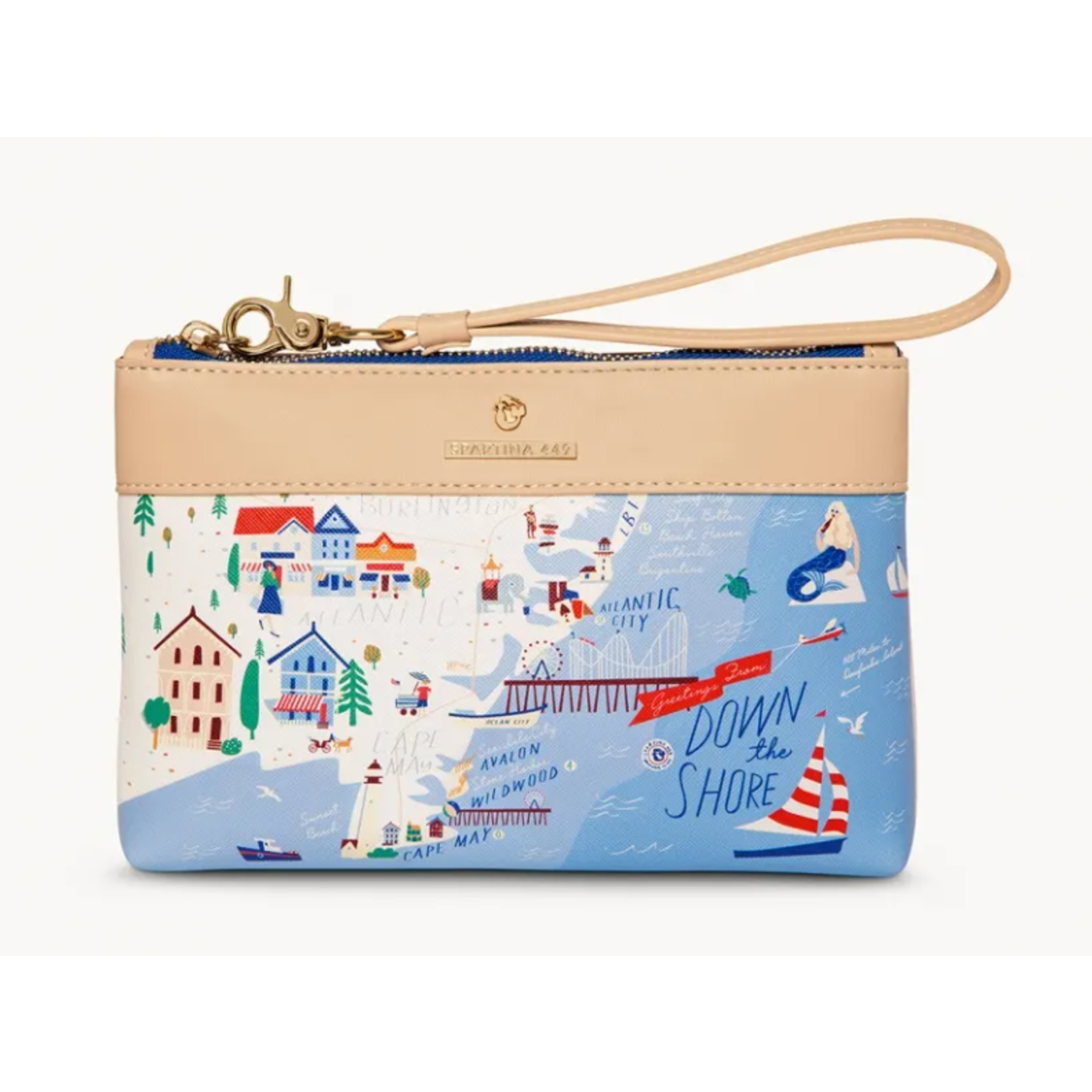 Down The Shore Wristlet