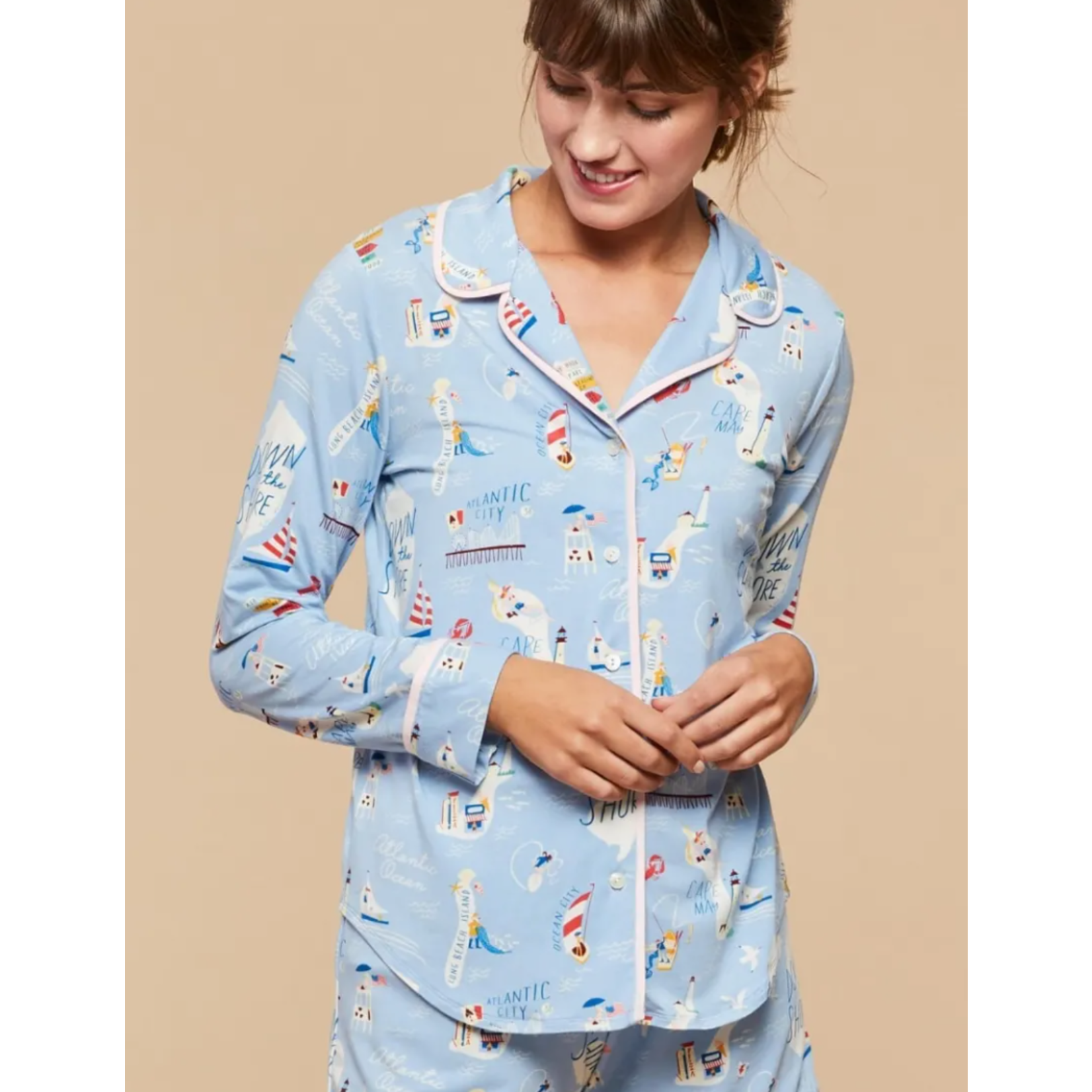 Down the Shore Pajama Top