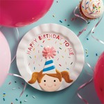 Mud Pie Birthday Girl Candle Plate
