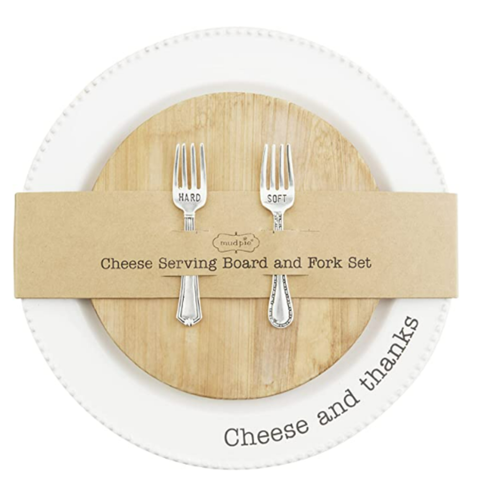 Mud Pie Circa Cheese Board Plate Set