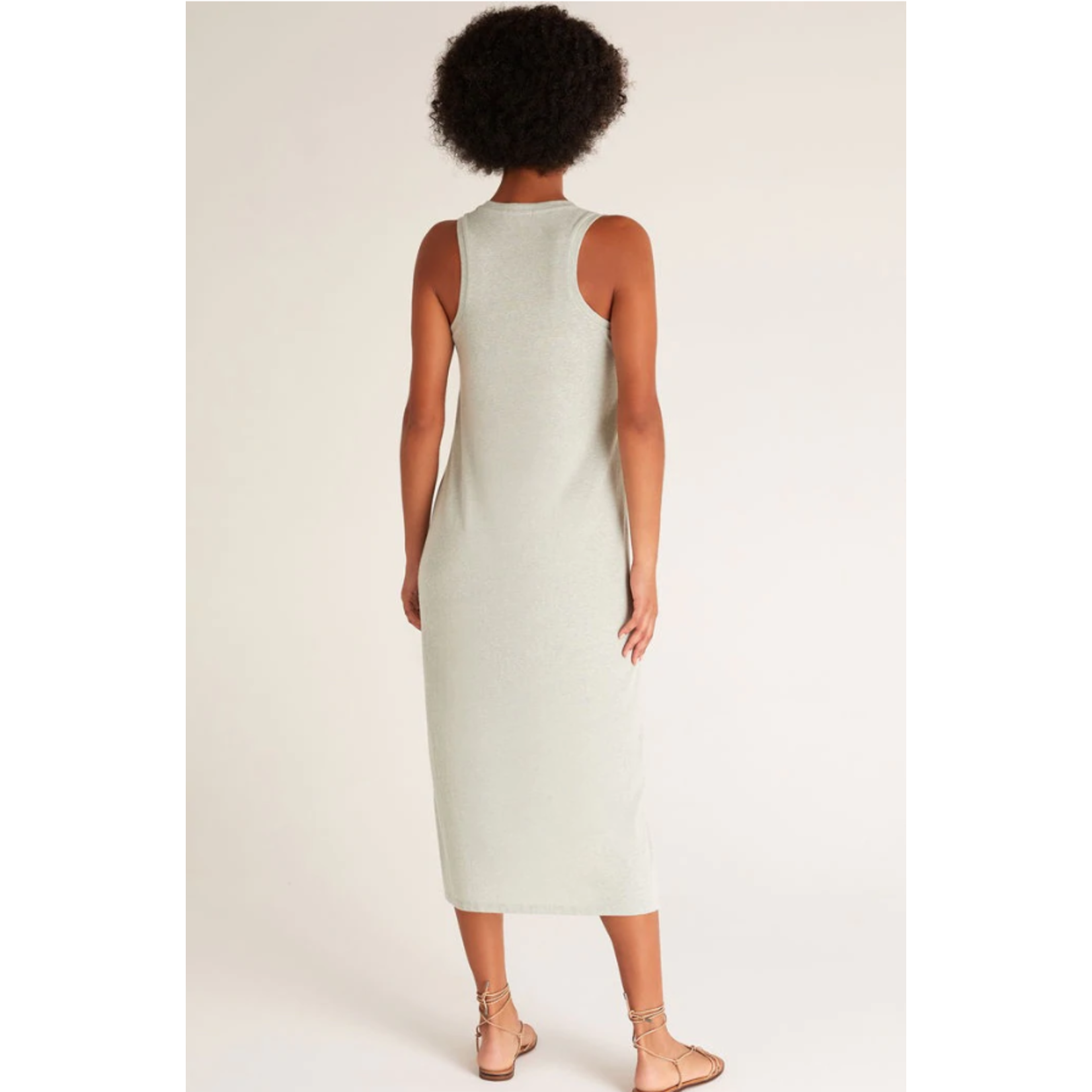 Reverie Knot Triblend Dress Soft Sage