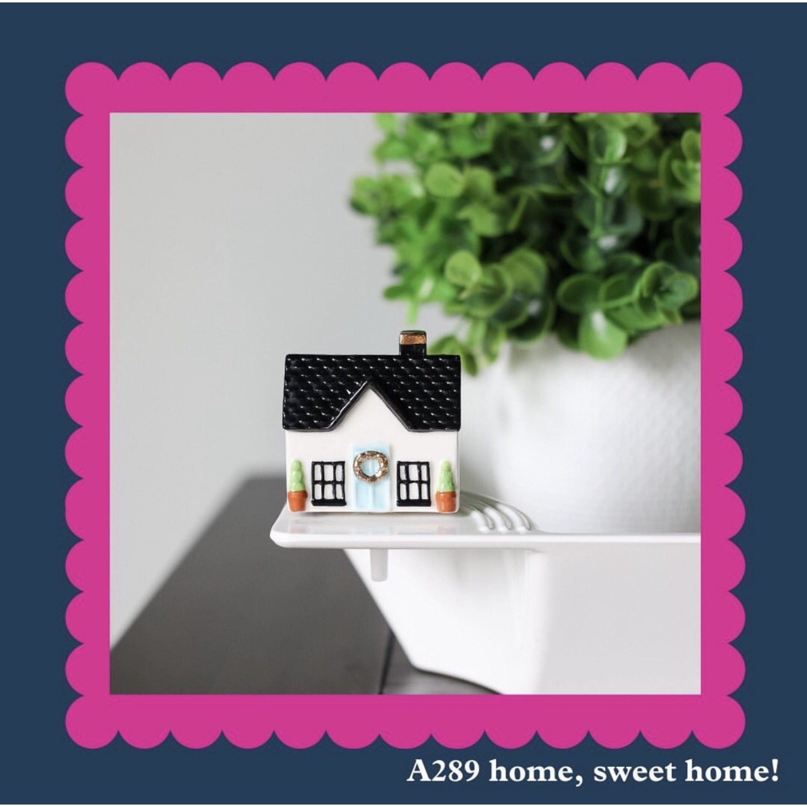 Nora Fleming Home, Sweet Home! House mini