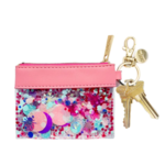 Think Pink Confetti Keychain Wallet