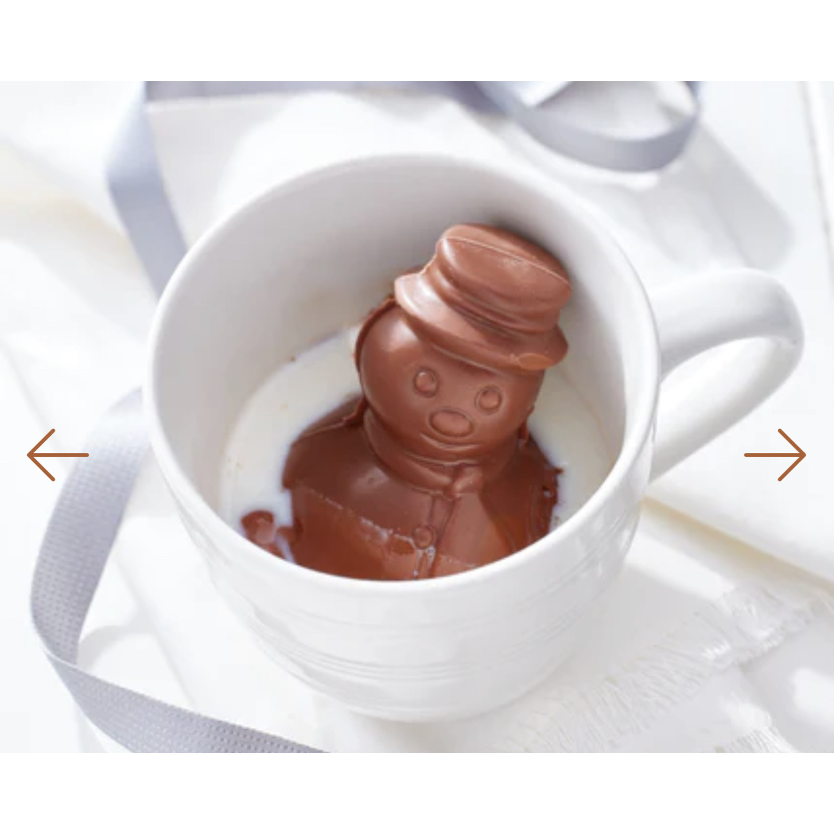 Melting Hot Chocolate Snowman With Mini Marshmallows