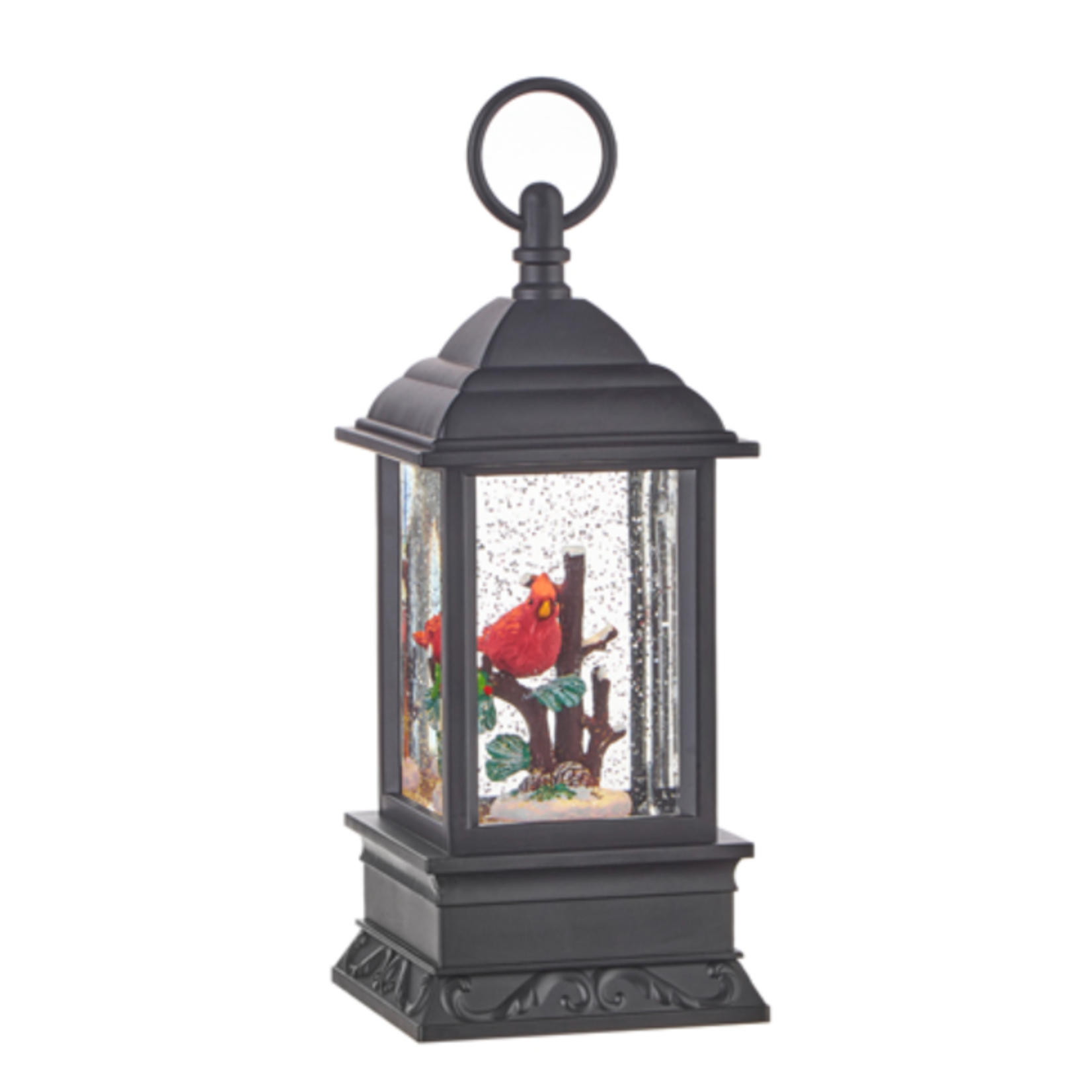 9.5" Cardinal  on Sign Lighted Water Lantern