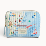 Down The Shore Quilted Cosmetic Bag