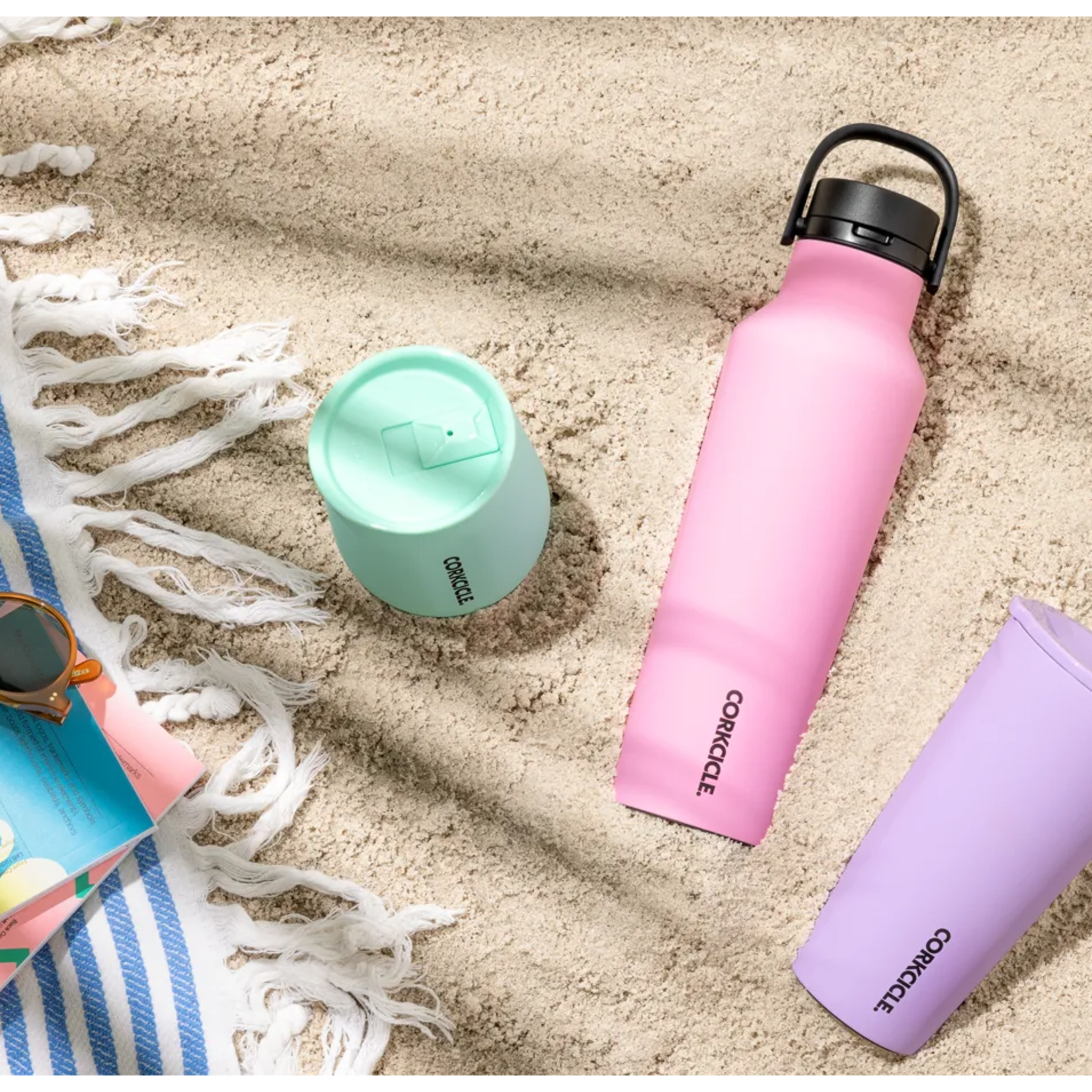 Corkcicle Corkcicle 20oz Sport Canteen Sun Soaked Pink