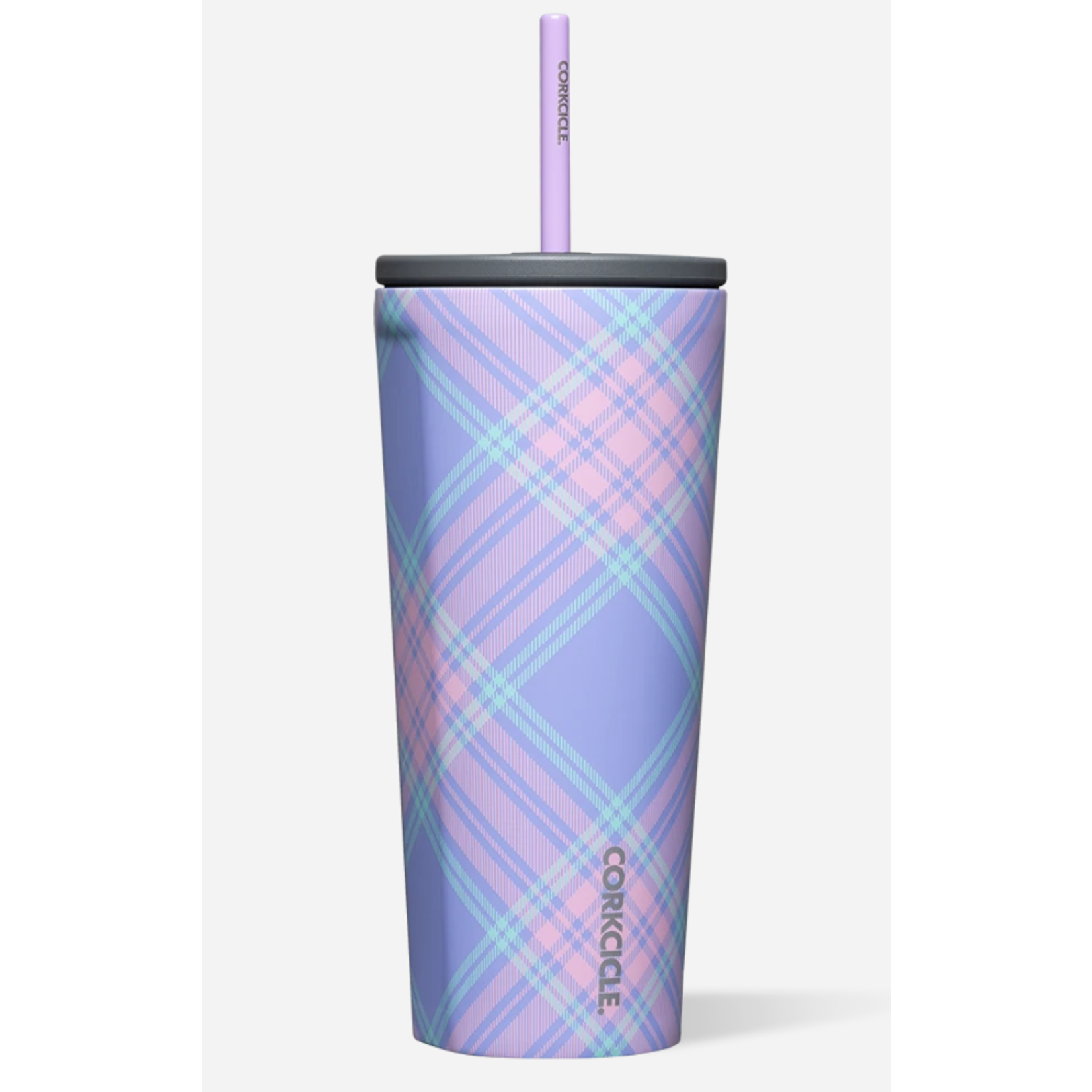 Corkcicle Corkcicle 24oz Cold Cup Spingtime Plaid