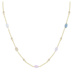 Drilled Opal Layering Necklace