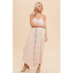 Embroidered Cami Maxi Dress