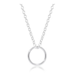 enewton 16" Necklace Sterling - Halo Sterling Charm