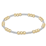 enewton Classic Joy Pattern 4mm Bead Bracelet - Mixed Metal