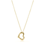 enewton 16" Necklace - Love Gold Charm