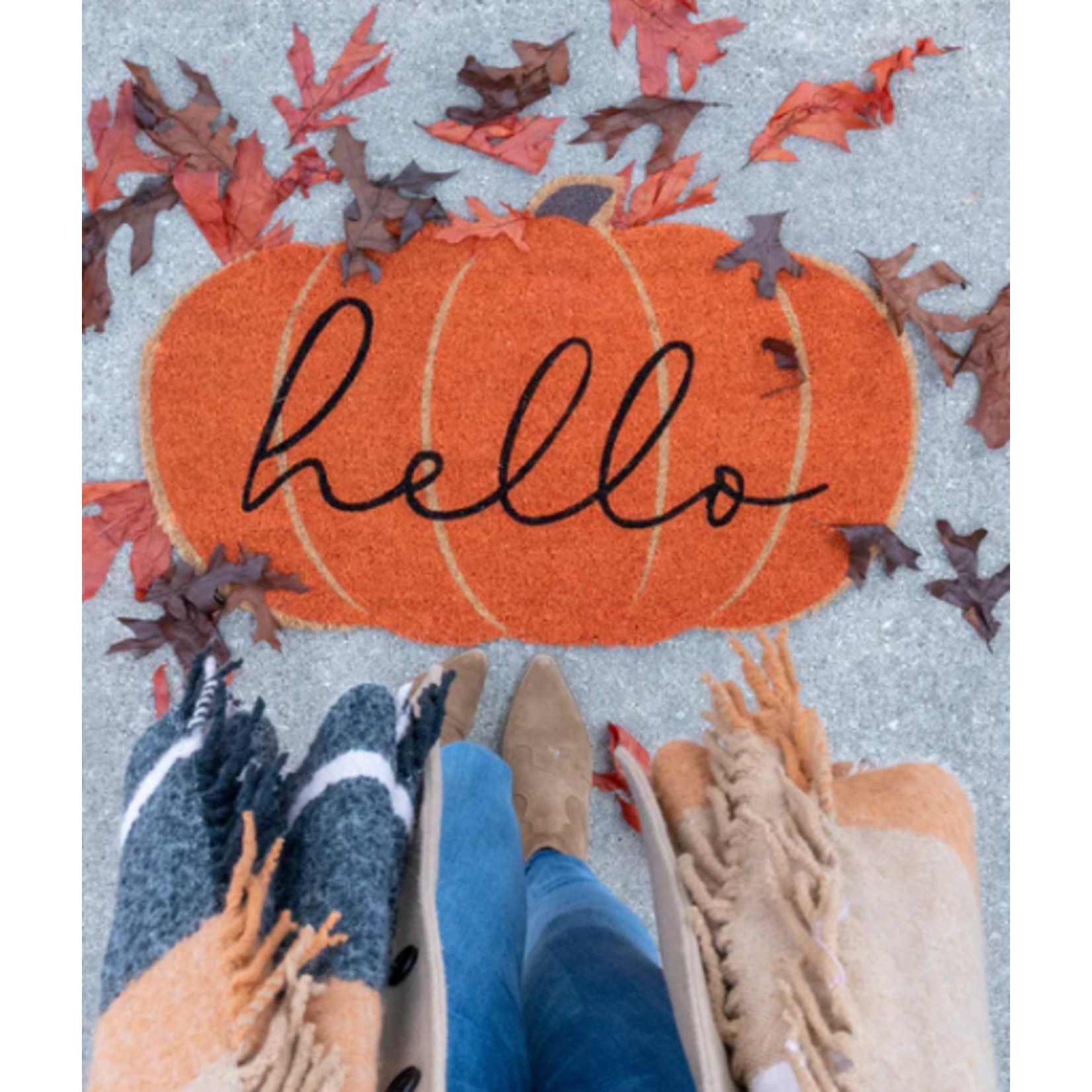 Hello Pumpkin Doormat