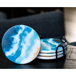 Ceramic Resin Coasters Ocean Vibes