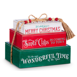 Christmas Faux Stacked Books