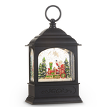 8.5" Santa in Train Animated Musical Lighted Water Lantern