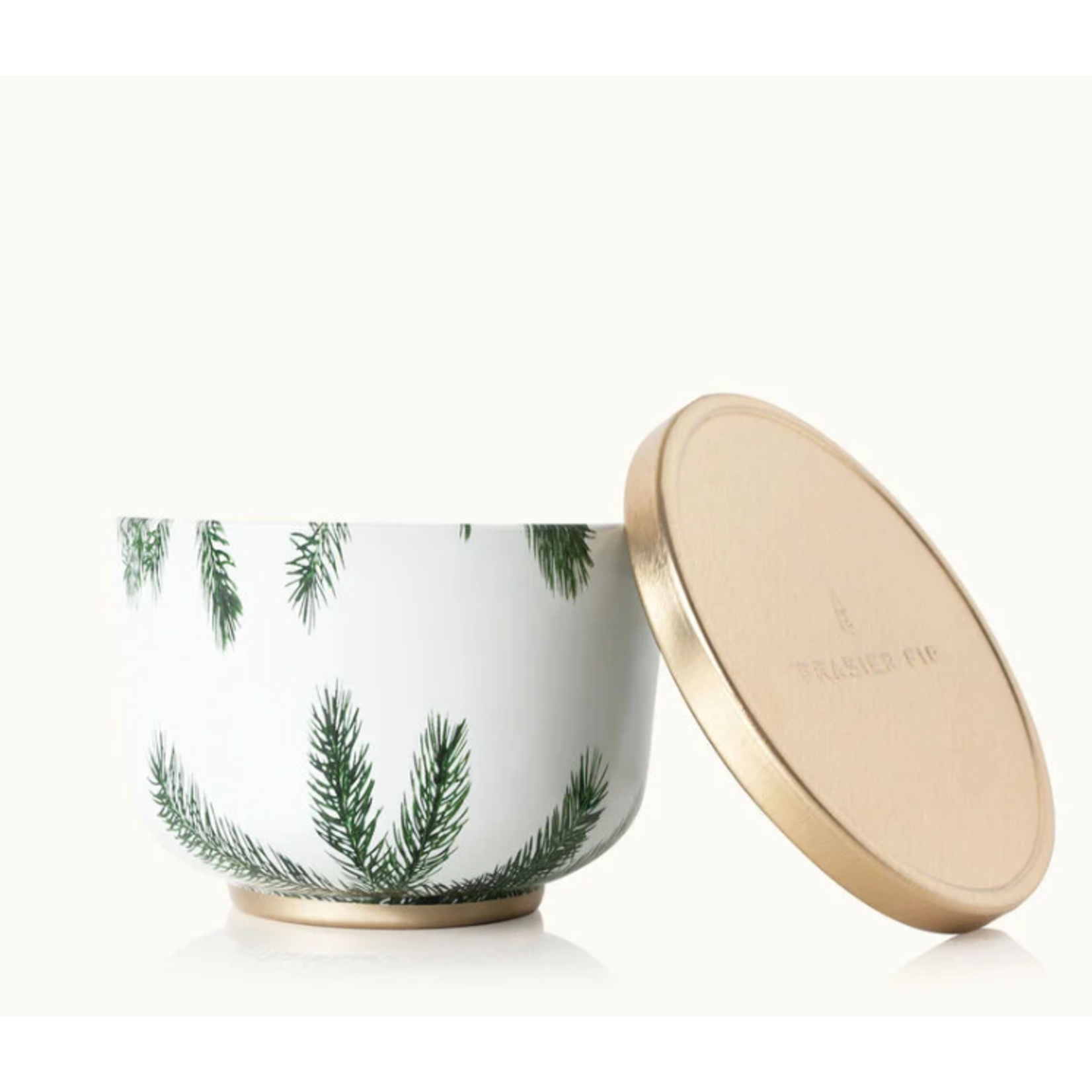 Frasier Fir Poured Candle Tin, Gold Lid