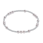 enewton Hope Unwritten Sterling 4mm Bead Bracelet - Pearl