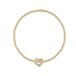 enewton Classic Gold 2.5mmBead - Love Gold Charm