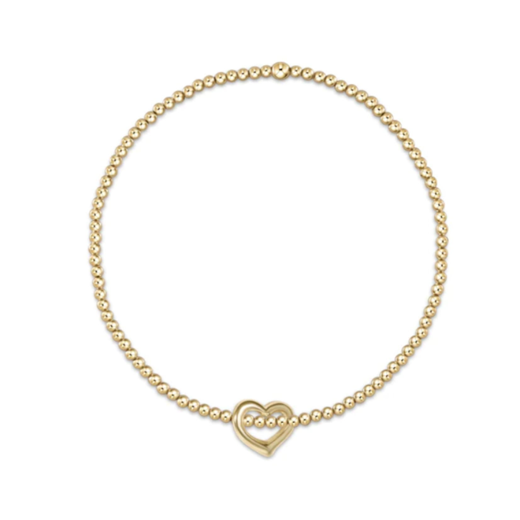 enewton Classic Gold 2.5mmBead - Love Gold Charm