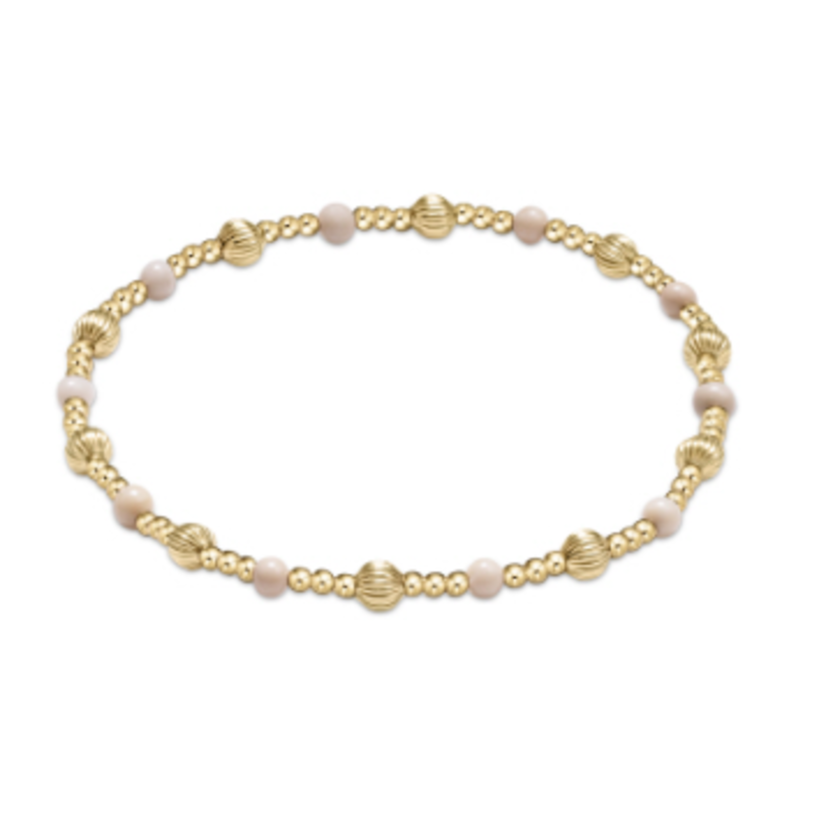 enewton enewton Dignity Sincerity Pattern 4mm Bead Bracelet