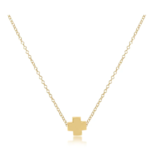 enewton 16" necklace Gold - Signature Cross Gold