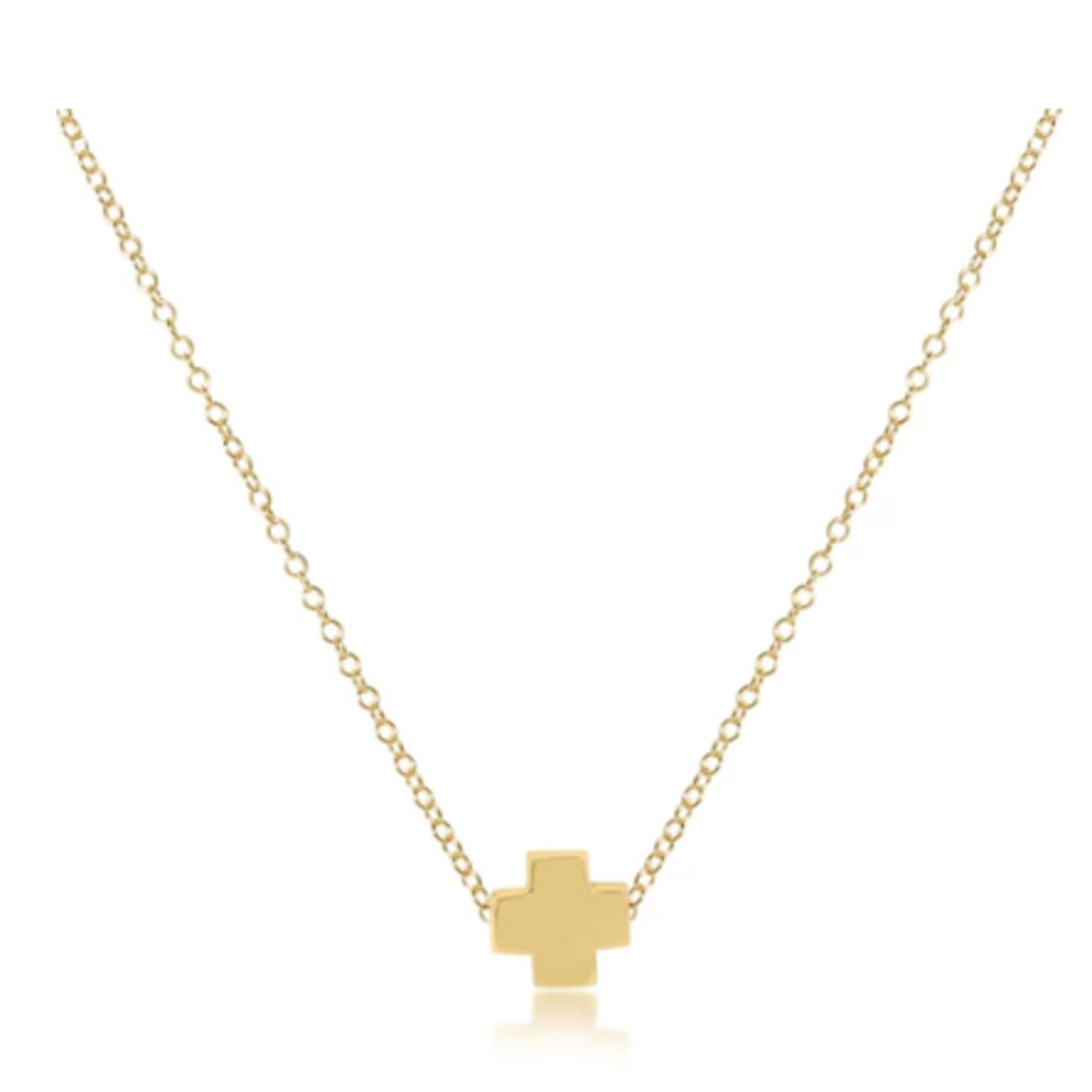 enewton 16" necklace Gold - Signature Cross Gold