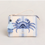 Carina Wristlet Blue Crab