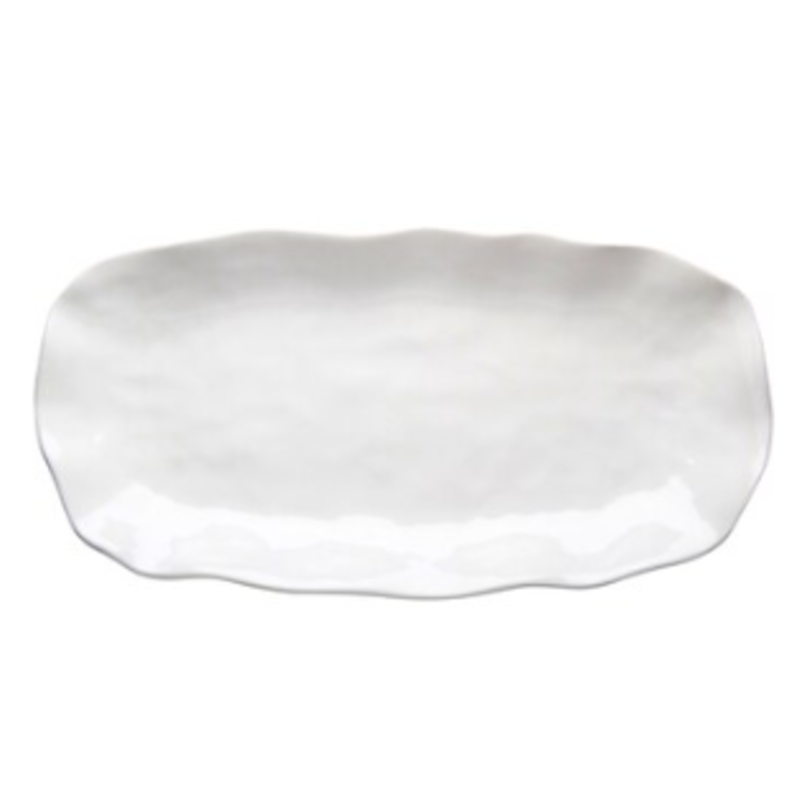 Tag Oval Platter - White