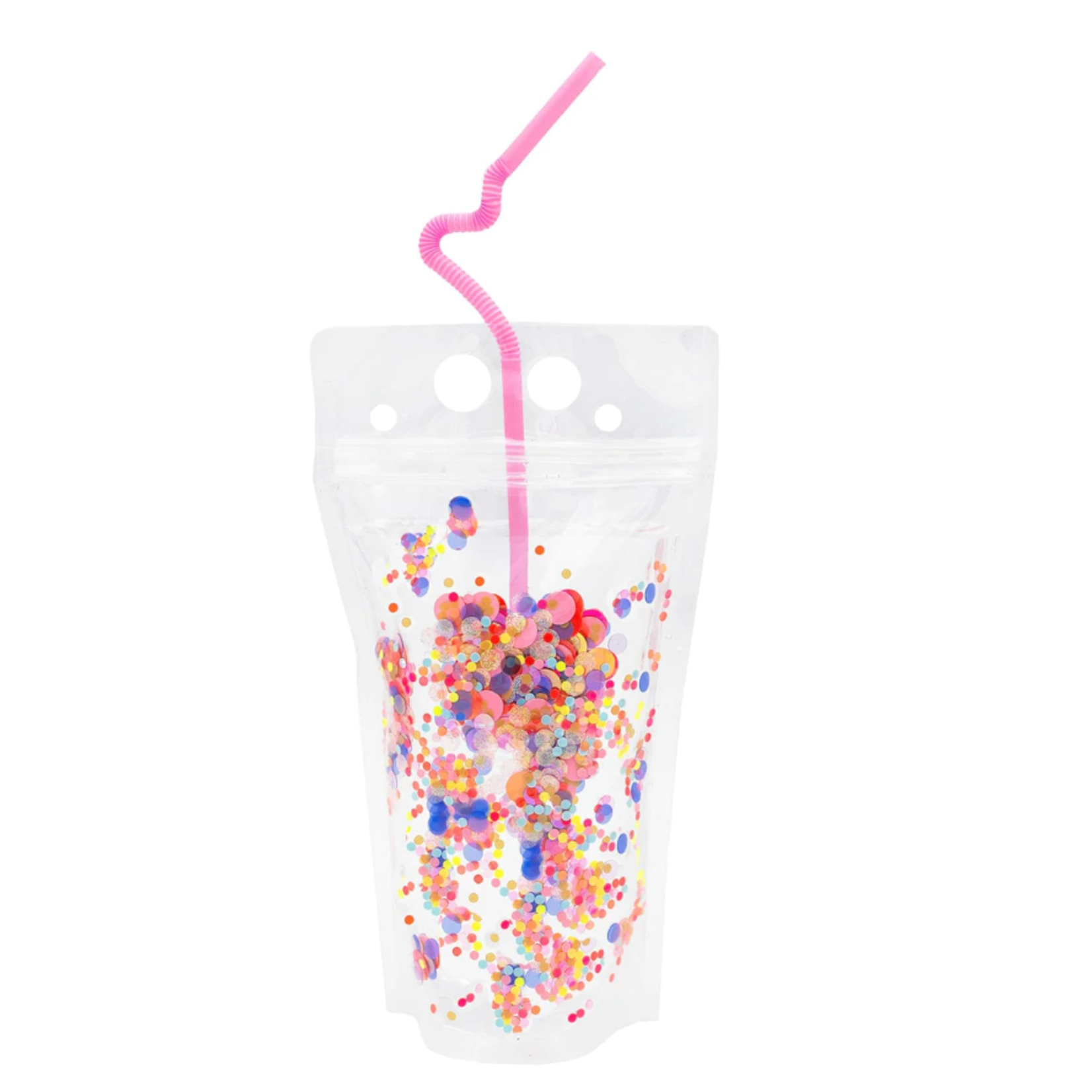 Say Cheers Reusable Confetti Hydration Pouches
