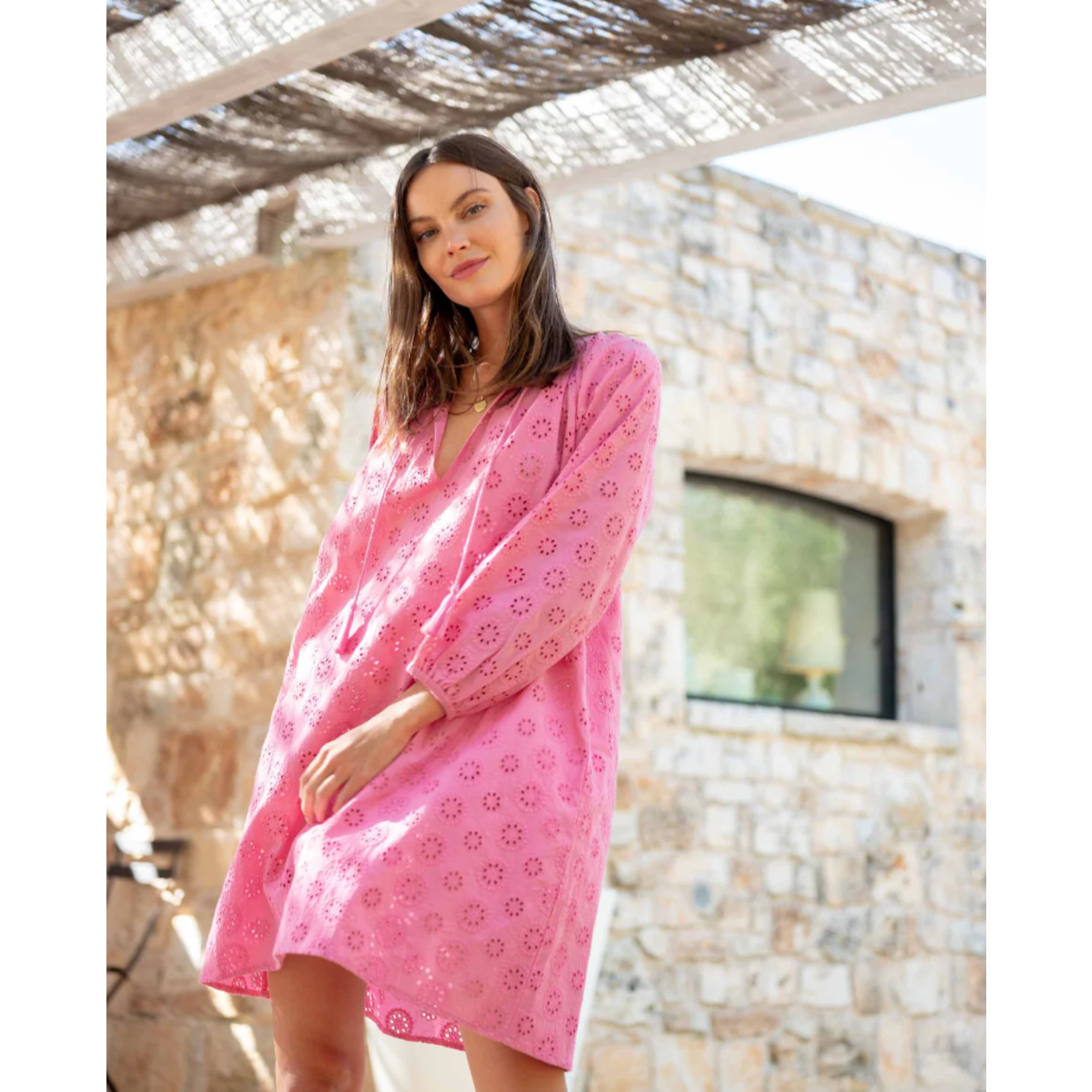 Daisy Eyelet Dress