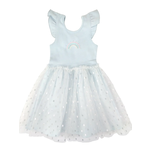 Blue Silver Rainbow Ballet Dress 1-2 Years